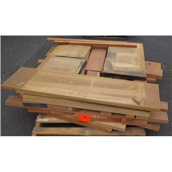 Wood Bundle, 165 Total Board Ft, 2" x 4' Ave Per Piece