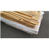 Image 4 : Teak Bundle: Louver Blades Approx. 150 LF, 1/4" x 1-3/4", Veneers Approx. 120 LF, 1/8" thick, 5-6" w