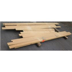 White Oak Bundle, 55 Total Board Ft, 1" & 1.25" x 8' Ave Per Piece