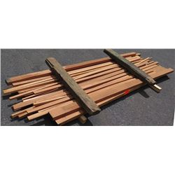 Sapele Bundle, 25 Total Board Ft, 2' Ave Per Piece