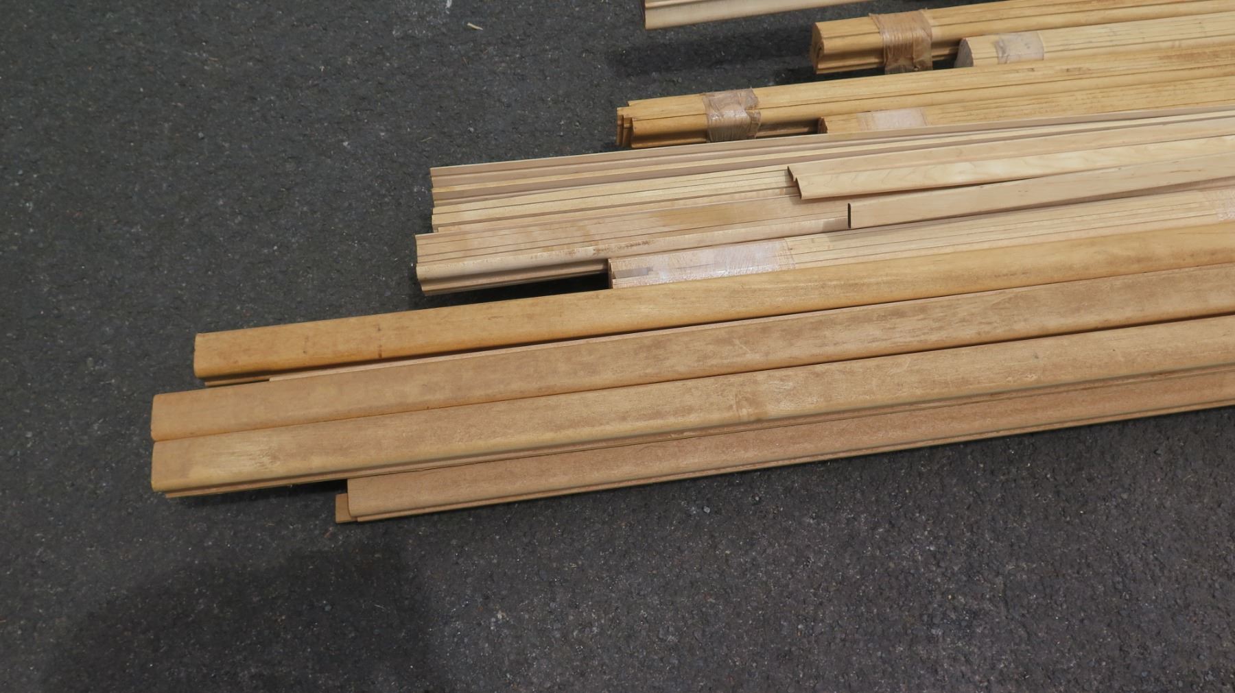 Wood Bundle: Handrail 6010, Maple, Oak, Bender Rail (approx. 250 Linear Ft)