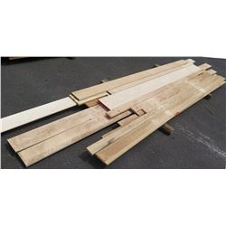 Maple & Poplar Wood, 1" thick, 2"-6" wide, 12' Ave Per Piece