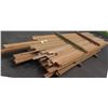 Image 1 : Fir Wood Bundle: Handrail, Rail Cap, Base Rail, Trims, Approx. 120 LF, 12' Ave Per Piece
