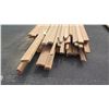 Image 2 : Fir Wood Bundle: Handrail, Rail Cap, Base Rail, Trims, Approx. 120 LF, 12' Ave Per Piece