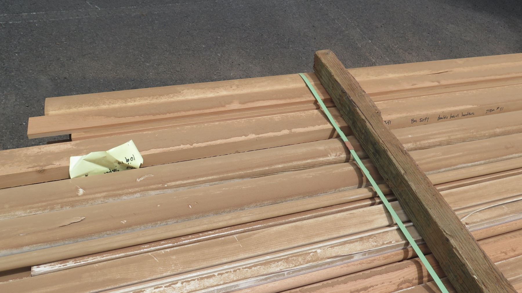 Fir Wood Bundle: Handrail, Rail Cap, Base Rail, Trims, Approx. 120 LF ...