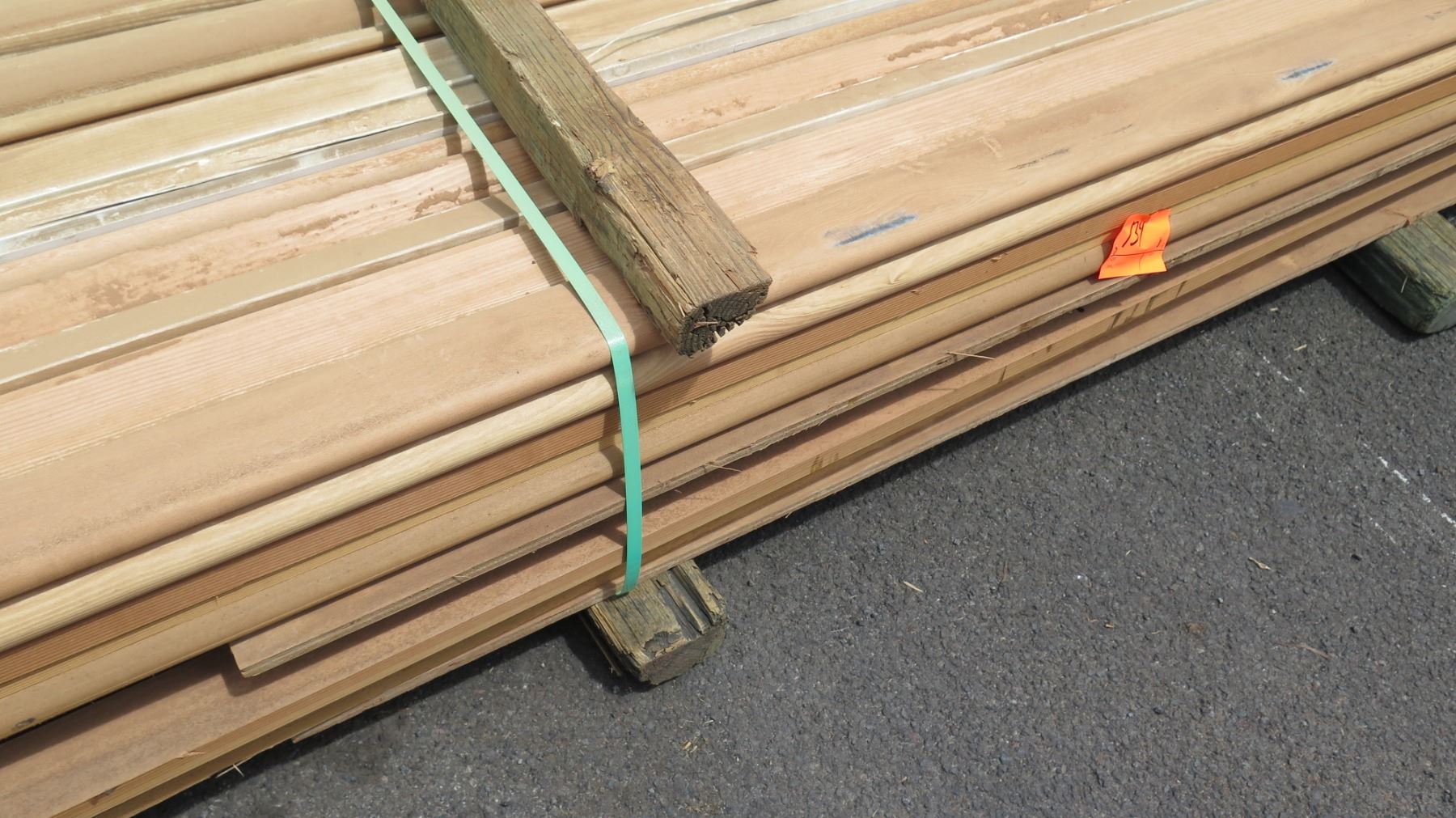 Fir Wood Bundle: Handrail, Rail Cap, Base Rail, Trims, Approx. 120 LF ...