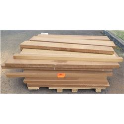 Afroromosia Bundle, 275 Total Board Ft, 2" x 4-5' Ave Per Piece