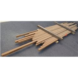 Teak Bundle, 60 Total Board Ft, 2" x 10' Ave Per Piece