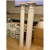 Image 2 : 4 Architectural Columns, Wood Showroom Sample, Approx. 5'-6'