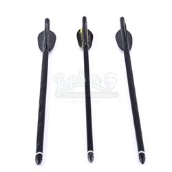 Lot # 33: Stick's Set of Three Metal and Rubber Crossbow Bolts