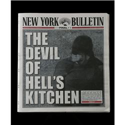 Lot # 47: 'The Devil of Hell's Kitchen' New York Bulletin Newspaper