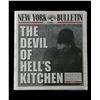 Image 1 : Lot # 47: 'The Devil of Hell's Kitchen' New York Bulletin Newspaper