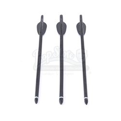 Lot # 48: Stick's Set of Three Rubber Crossbow Bolts