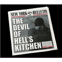 Lot # 54: 'The Devil of Hell's Kitchen' New York Bulletin Newspaper