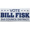 Image 3 : Lot # 57: 'Vote Bill Fisk' Poster