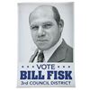 Image 1 : Lot # 76: 'Vote Bill Fisk' Poster