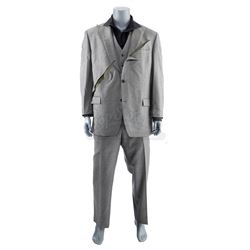 Lot # 95: Wilson Fisk's Stunt Damaged Gray Costume