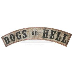 Lot # 143: 'Dogs of Hell' Sign