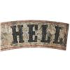 Image 4 : Lot # 143: 'Dogs of Hell' Sign