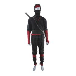 Lot # 157: The Hand Ninja Stunt Costume and Katana