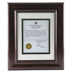 Lot # 211: Franklin 'Foggy' Nelson's Law License