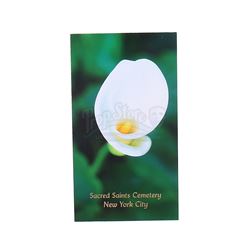 Lot # 232: Glossy Program for Elektra Natchios' Funeral