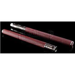 Lot # 238: Matt Murdock's Separated Daredevil Billy Clubs