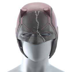 Lot # 240: Matt Murdock's Stunt Repaired Red First Iteration Daredevil Cowl