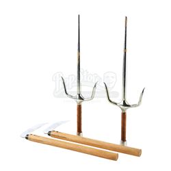 Lot # 255: Stick's Sais and Kama