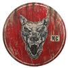 Image 3 : Lot # 259: Round 'Dogs of Hell' Sign