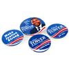 Image 1 : Lot # 296: Four Assorted Blake Tower Re-Election Buttons