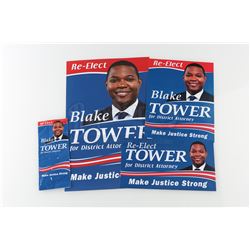 Lot # 297: Four Pieces of Blake Tower Re-Election Literature