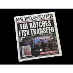 Lot # 300: 'FBI Botches Fisk Transfer' New York Bulletin Newspaper