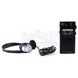 Lot # 342: Benjamin 'Dex' Poindexter's Tape Recorder and Headset
