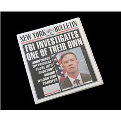 Lot # 347: 'FBI Investigates One of Their Own' New York Bulletin Newspaper