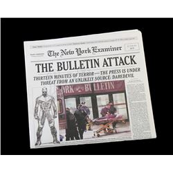 Lot # 354: 'The Bulletin Attack' New York Examiner Newspaper