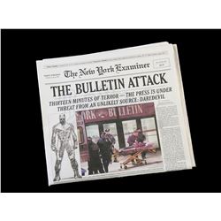 Lot # 362: 'The Bulletin Attack' New York Examiner Newspaper