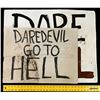Image 4 : Lot # 370: 'Daredevil Go to Hell' Attack Protest Signs