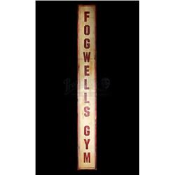 Lot # 388: Vertical Fogwell's Gym Sign