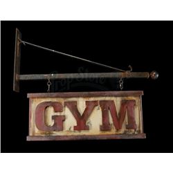 Lot # 423: Fogwell's Gym Hanging Sign
