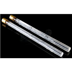 Lot # 431: Matt Murdock's Stunt Chandelier Projectile Deflectors