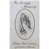 Image 5 : Lot # 433: Program for Father Paul Lantom's Funeral