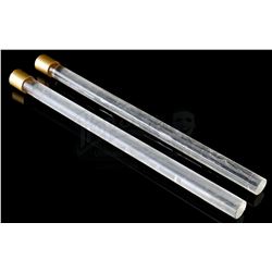 Lot # 439: Matt Murdock's Acrylic Chandelier Projectile Deflectors