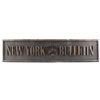 Image 1 : Lot # 449: New York Bulletin Front Building Sign