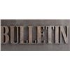 Image 4 : Lot # 449: New York Bulletin Front Building Sign