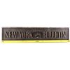 Image 7 : Lot # 449: New York Bulletin Front Building Sign
