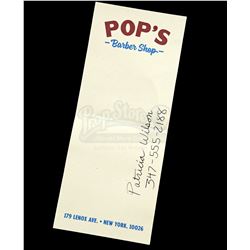 Lot # 474: Patricia Wilson's Phone Number Brochure