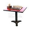 Image 2 : Lot # 505: Barber Shop Chess Set Table