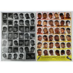 Lot # 513: Pair of Pop's Barber Shop Posters