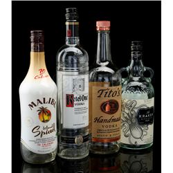 Lot # 533: Set of Four Harlem's Paradise Alcohol Bottles